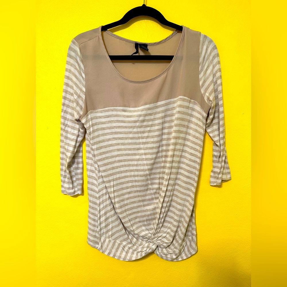 Saint Tropez West medium striped long sleeve tunic.
